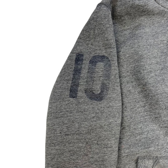 SuperDry Men's Core Applique Full Zip Hoodie Sweatshirt Gray Small - Picture 8 of 13